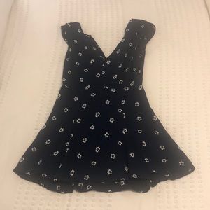 Reformation Navy Blue Mini Dress